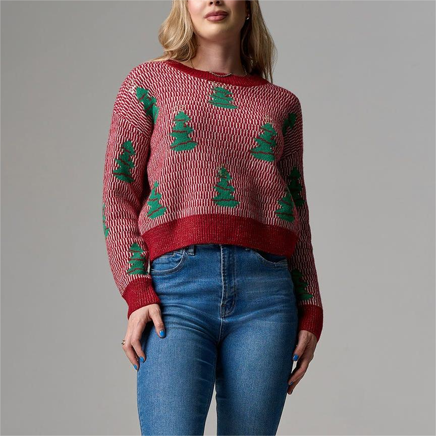 Women's Christmas Tree Cozy Sweater