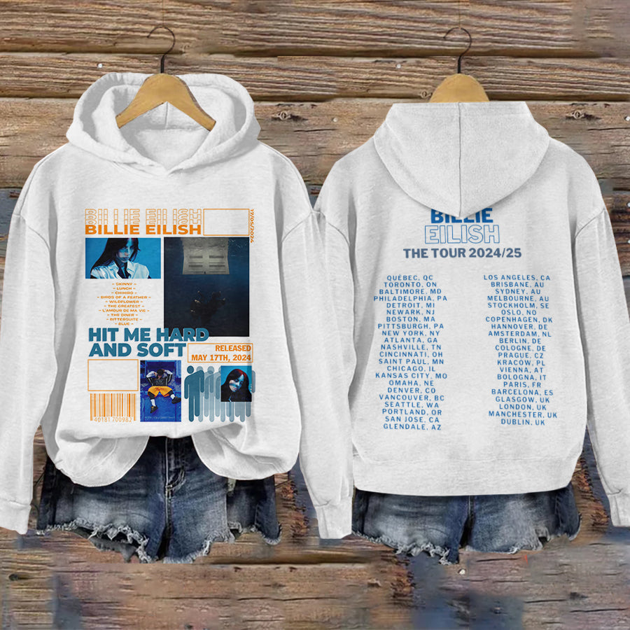 Vintage Tour 2024 Bl Music Inspired Art Hoodie