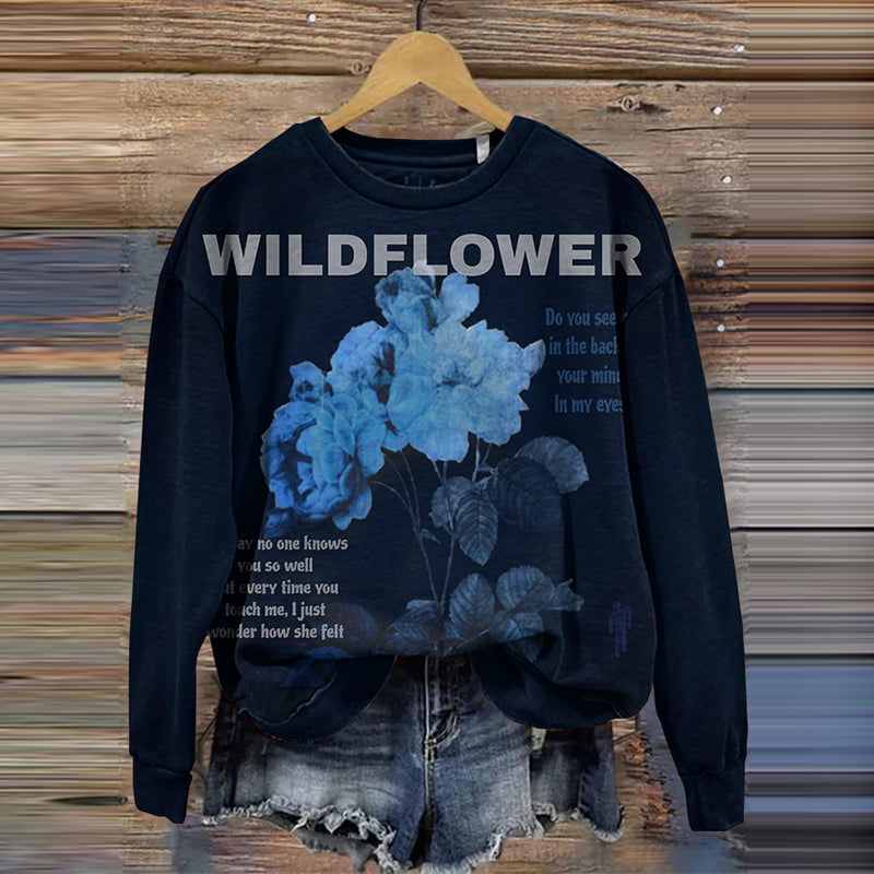 Wild Flower Bl Music Concert Casual Sweatshirt