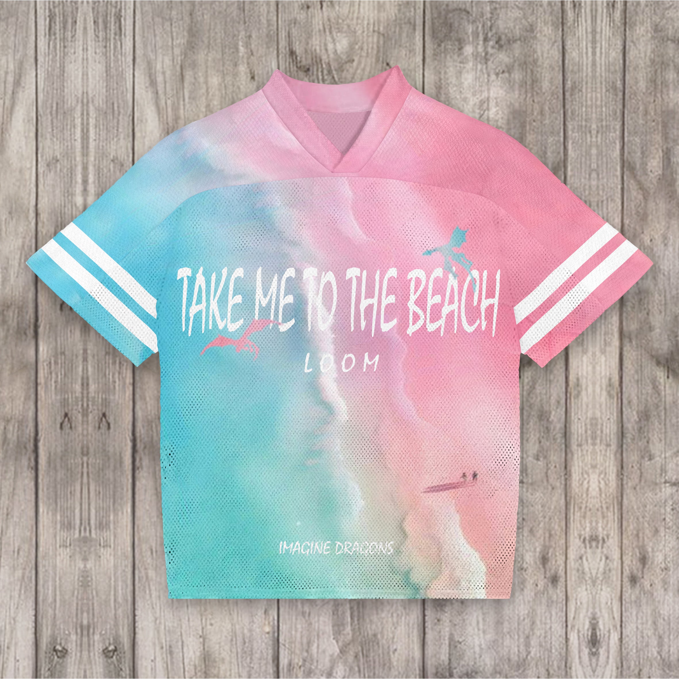 Unisex Take Me To The Beach Loom World Tour Imagine Inspired Blokette Blokecore Jerseychic T-Shirt