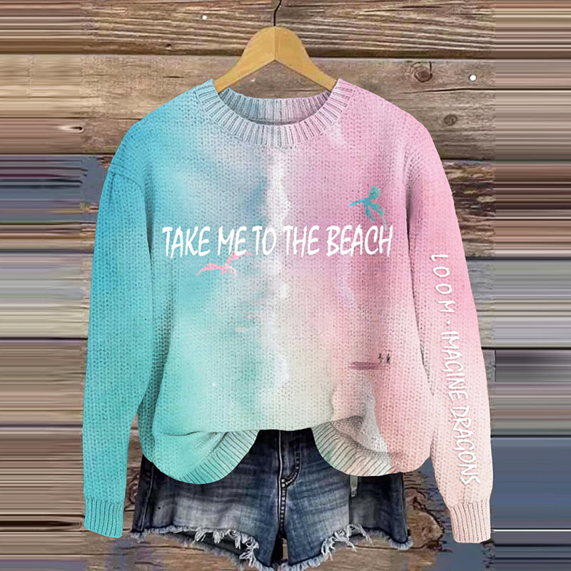 Imaginative Loom World Tour Take Me To The Beach Inspired Cozy Sweater