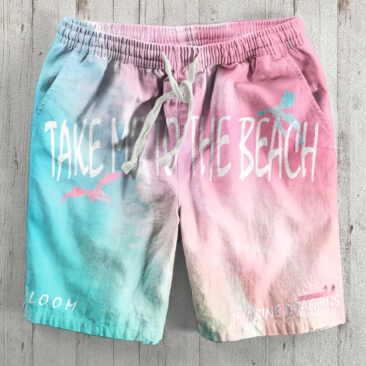 Unisex Take Me To The Beach Loom World Tour Imagine Inspired Beach Shorts