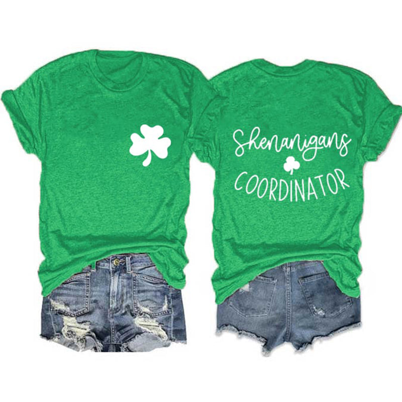 Women's St. Patrick's Day Shenanigans Coordinator T-Shirt