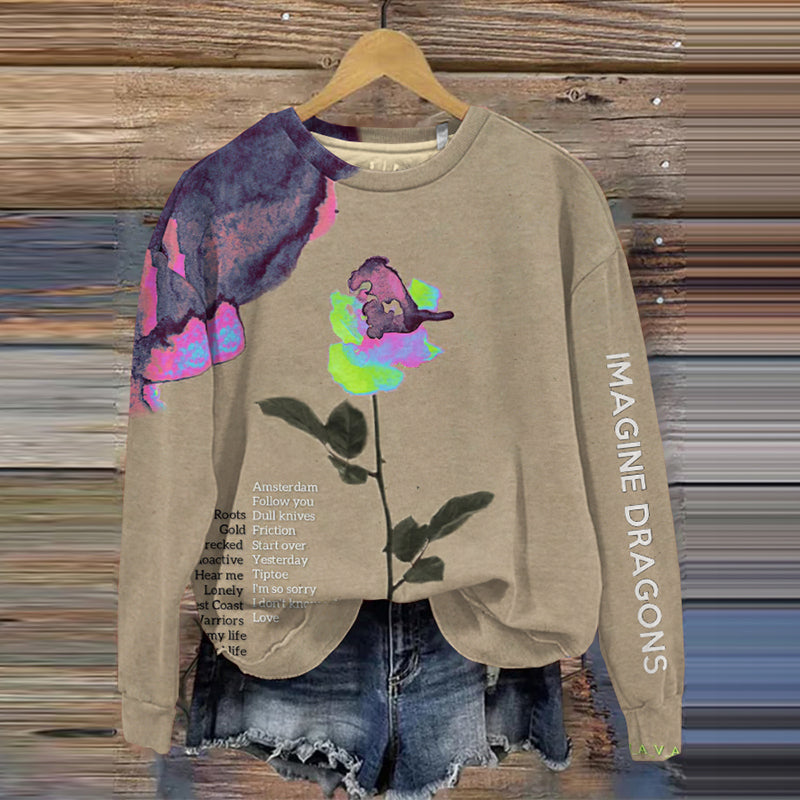 2024 Tour Album Printed Casual Sweatshirt