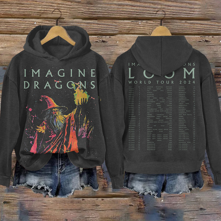 2024 Tour Themed Graphic Hoodie