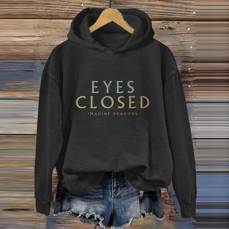 Vintage Rock Band Music Print Casual Sweatshirt